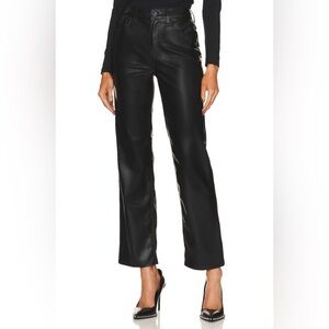 Hudson Jeans - Remi Faux Leather Straight Jeans